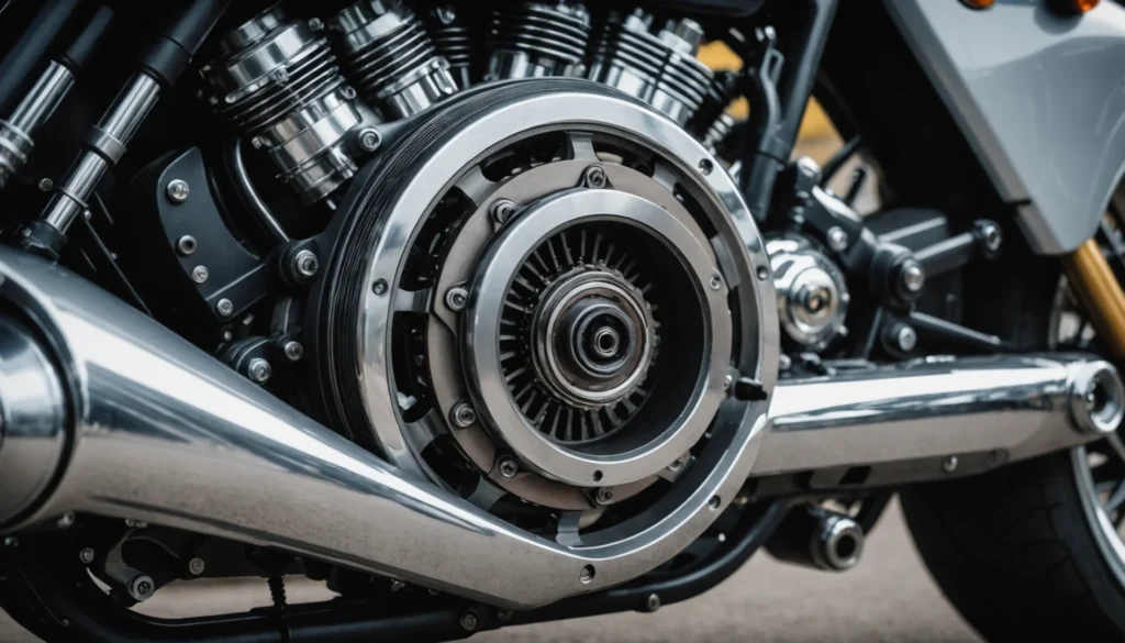 moto transmission par courroie